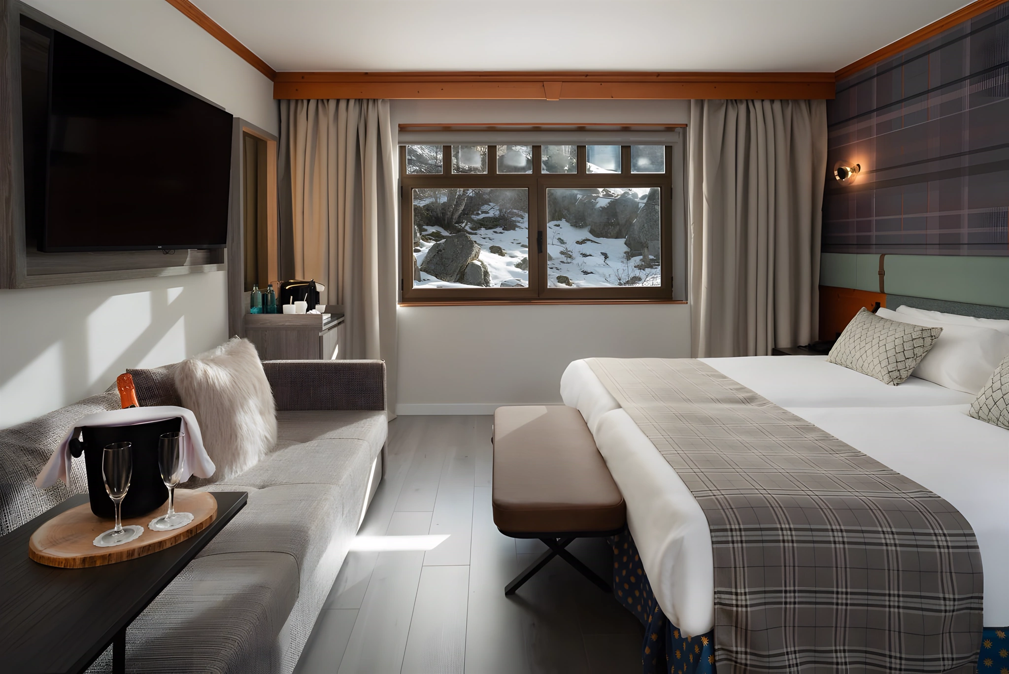 Habitación cuádruple del hotel